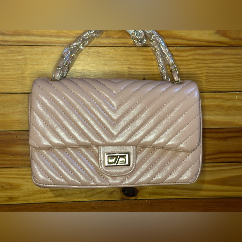 Elegant Pink Quilted Women's Bag